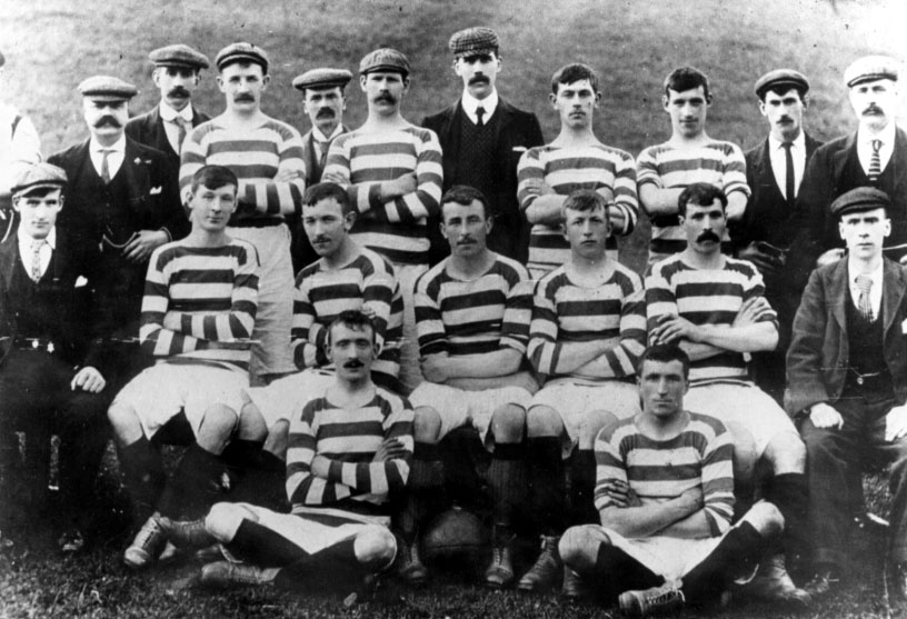 Tommy Fitzpatrick, Captain of East Fife when they won their first-ever trophy, the Fife Cup, in April 1908